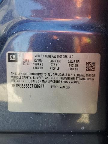 Photo 11 VIN: 1G1PG5SB6E7130247 - CHEVROLET CRUZE 