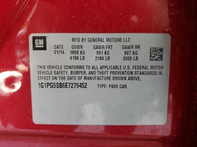 Photo 11 VIN: 1G1PG5SB6E7279452 - CHEVROLET CRUZE 