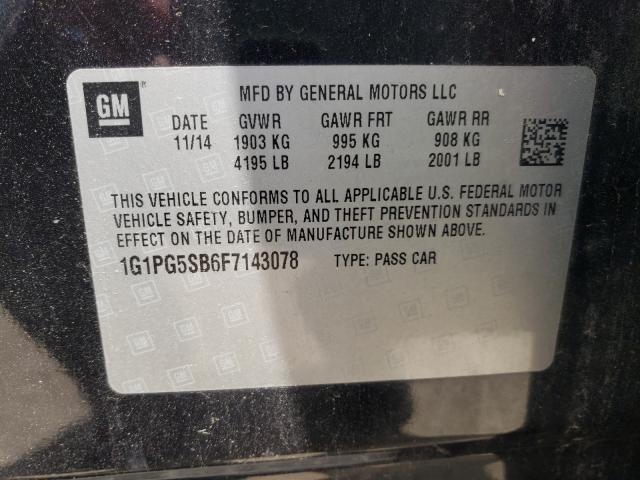 Photo 9 VIN: 1G1PG5SB6F7143078 - CHEVROLET CRUZE LTZ 