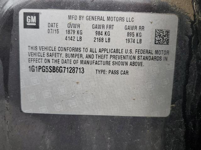 Photo 12 VIN: 1G1PG5SB6G7128713 - CHEVROLET CRUZE LIMI 