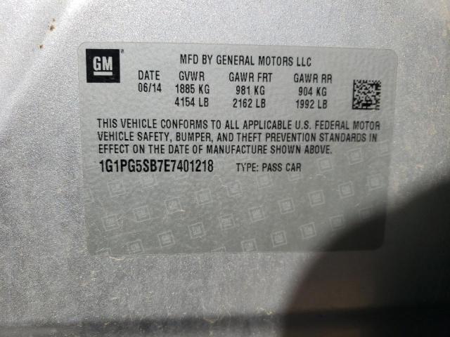 Photo 11 VIN: 1G1PG5SB7E7401218 - CHEVROLET CRUZE 