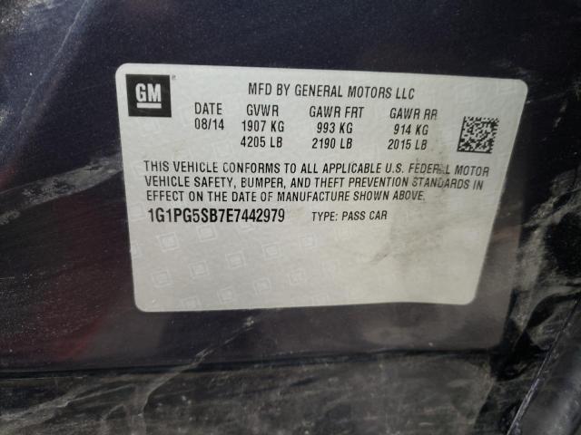 Photo 9 VIN: 1G1PG5SB7E7442979 - CHEVROLET CRUZE LTZ 