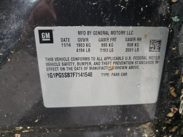 Photo 9 VIN: 1G1PG5SB7F7141548 - CHEVROLET CRUZE LTZ 