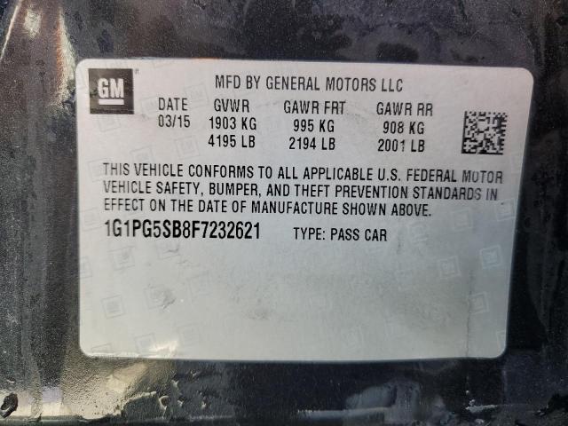 Photo 12 VIN: 1G1PG5SB8F7232621 - CHEVROLET CRUZE 