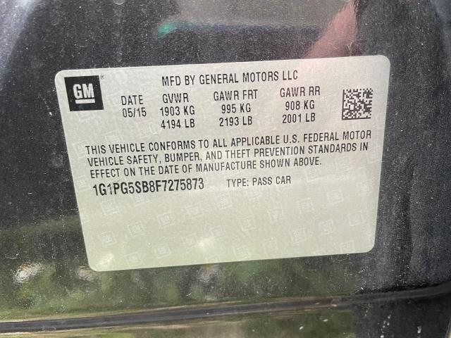 Photo 9 VIN: 1G1PG5SB8F7275873 - CHEVROLET CRUZE 