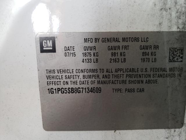 Photo 9 VIN: 1G1PG5SB8G7134609 - CHEVROLET CRUZE LIMI 