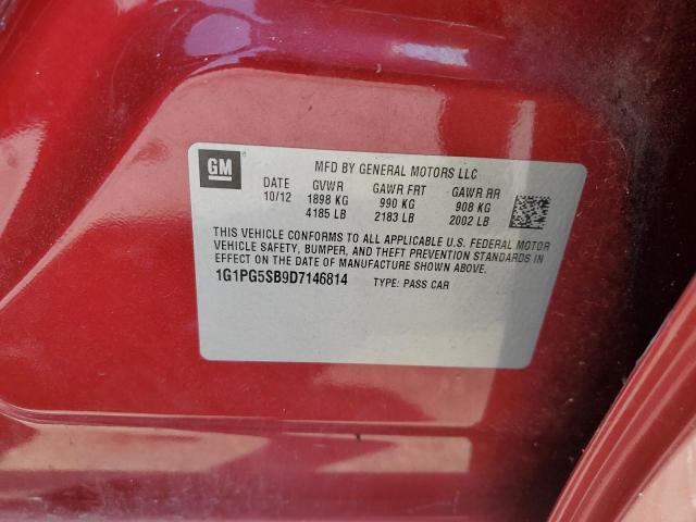 Photo 11 VIN: 1G1PG5SB9D7146814 - CHEVROLET CRUZE 