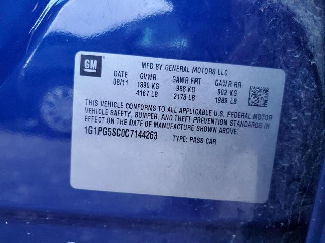 Photo 11 VIN: 1G1PG5SC0C7144263 - CHEVROLET CRUZE 