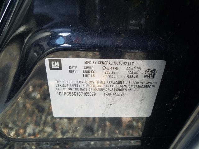 Photo 9 VIN: 1G1PG5SC1C7165879 - CHEVROLET CRUZE LT 