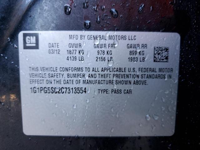 Photo 11 VIN: 1G1PG5SC2C7313554 - CHEVROLET CRUZE LT 