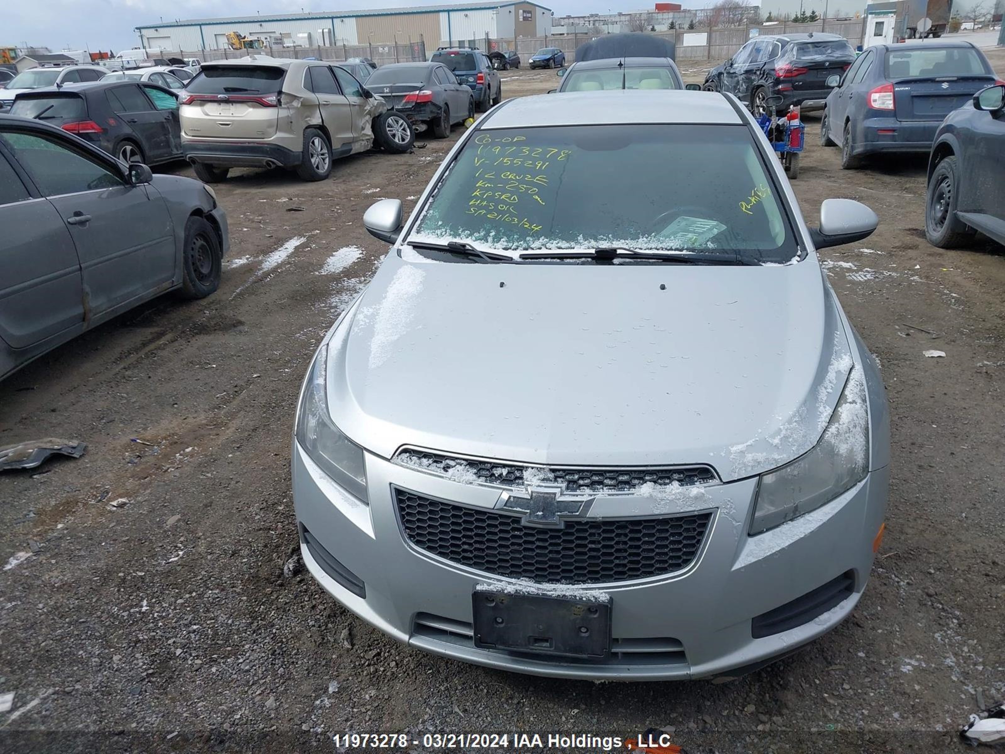 Photo 11 VIN: 1G1PG5SC5C7155291 - CHEVROLET CRUZE 