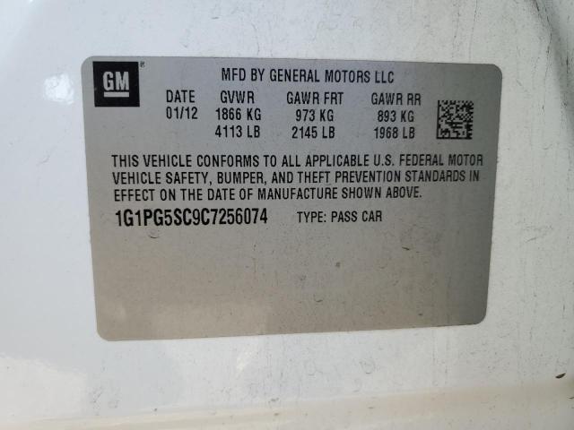 Photo 11 VIN: 1G1PG5SC9C7256074 - CHEVROLET CRUZE 