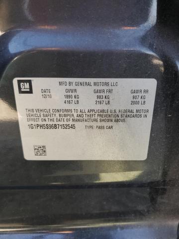 Photo 12 VIN: 1G1PH5S96B7152545 - CHEVROLET CRUZE LTZ 