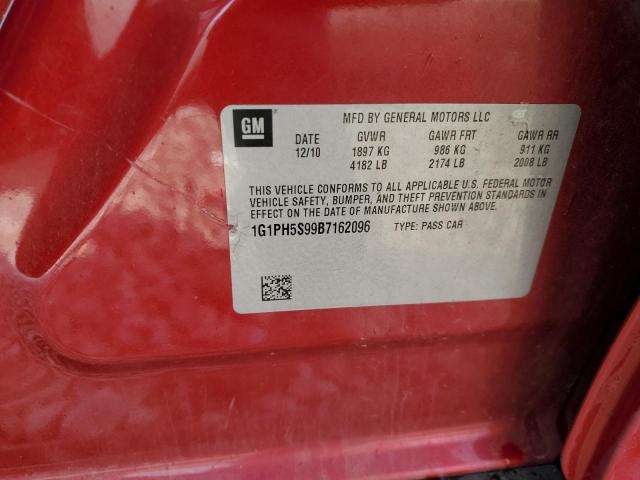 Photo 11 VIN: 1G1PH5S99B7162096 - CHEVROLET CRUZE LTZ 