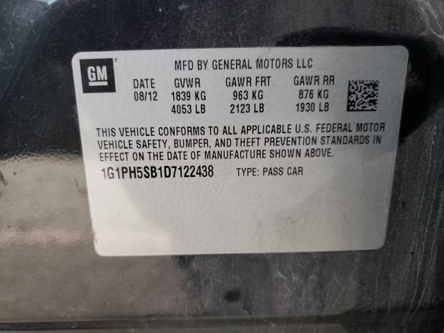 Photo 9 VIN: 1G1PH5SB1D7122438 - CHEVROLET CRUZE ECO 