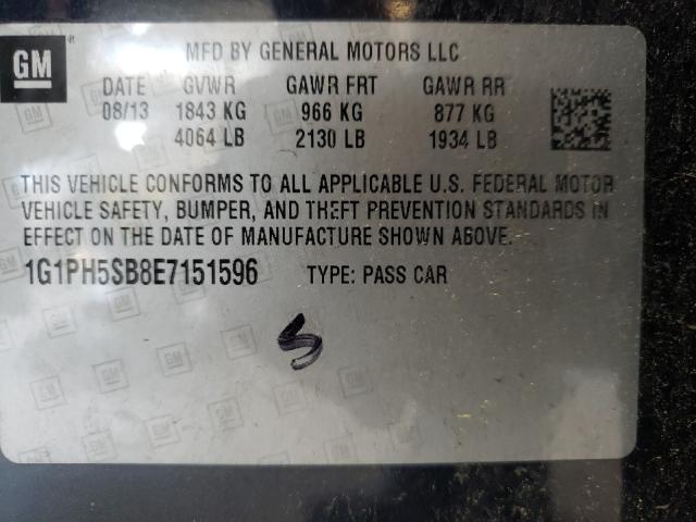 Photo 9 VIN: 1G1PH5SB8E7151596 - CHEVROLET CRUZE ECO 