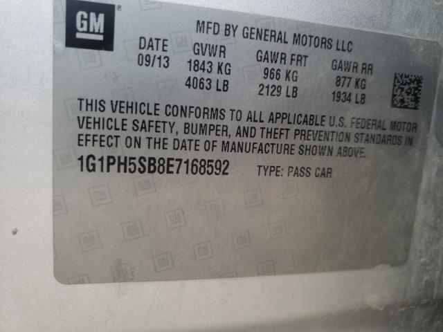 Photo 9 VIN: 1G1PH5SB8E7168592 - CHEVROLET CRUZE 