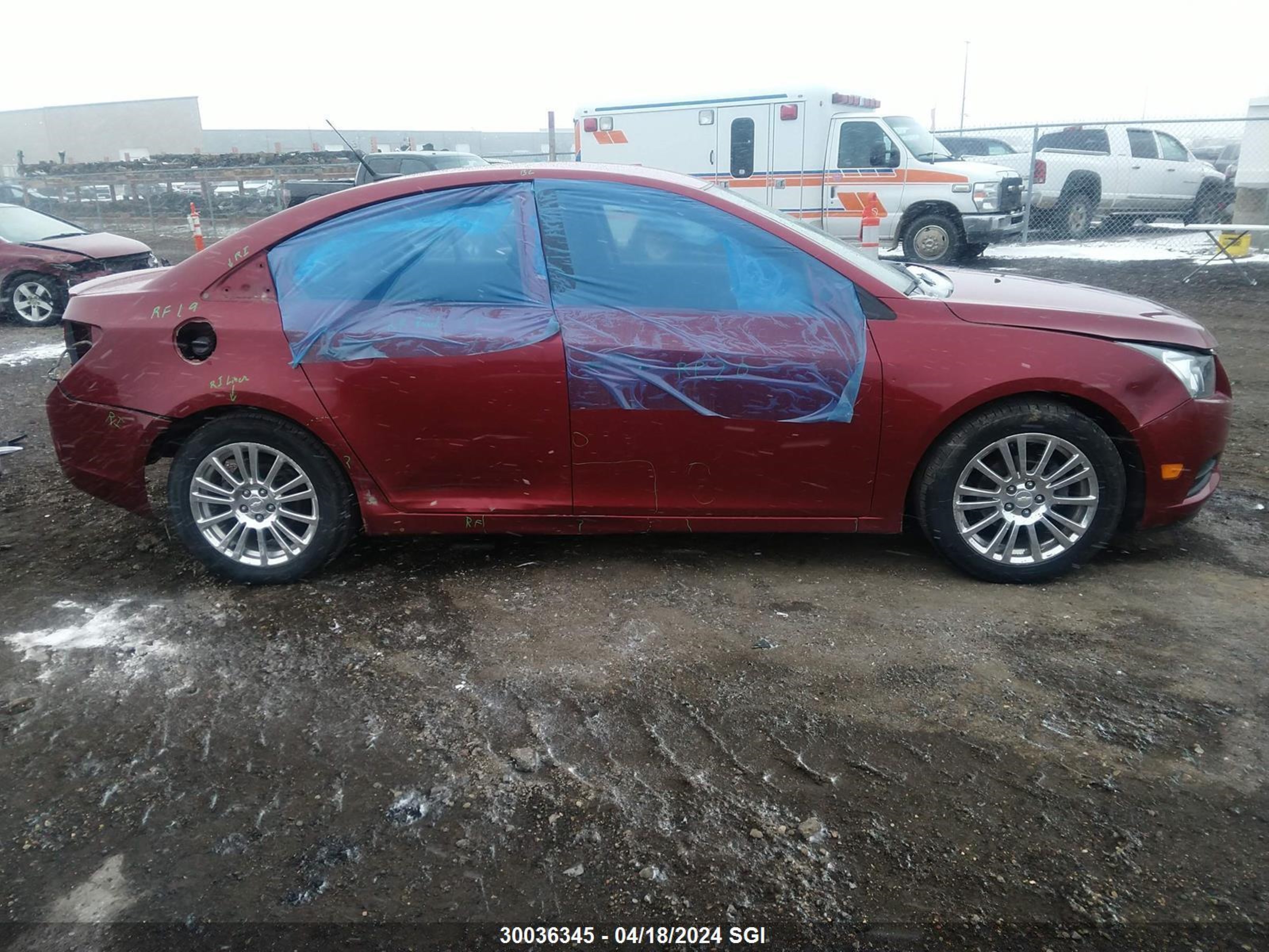 Photo 12 VIN: 1G1PH5SB9D7260888 - CHEVROLET CRUZE 