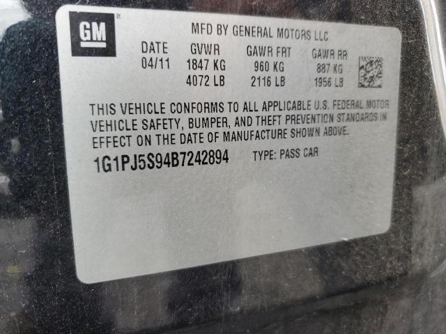 Photo 11 VIN: 1G1PJ5S94B7242894 - CHEVROLET CRUZE ECO 