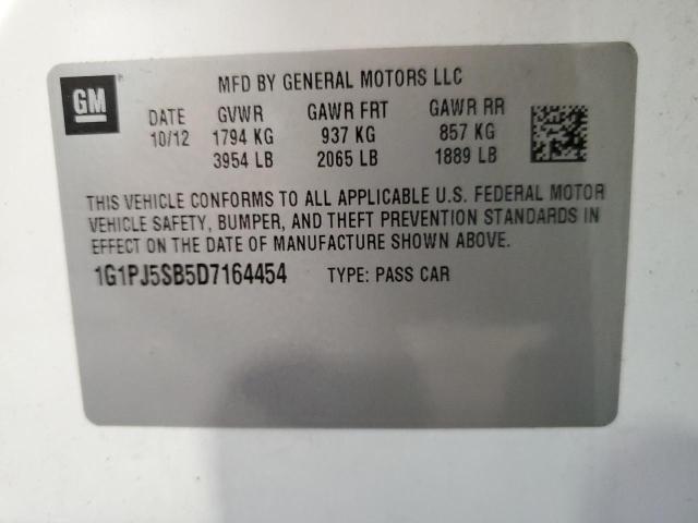 Photo 12 VIN: 1G1PJ5SB5D7164454 - CHEVROLET CRUZE ECO 