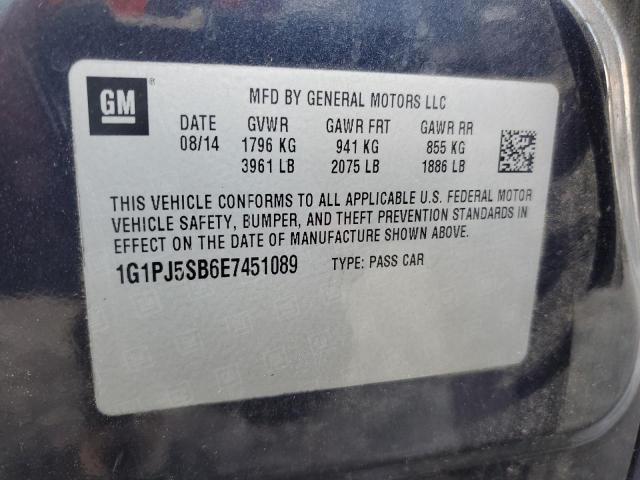 Photo 11 VIN: 1G1PJ5SB6E7451089 - CHEVROLET CRUZE 