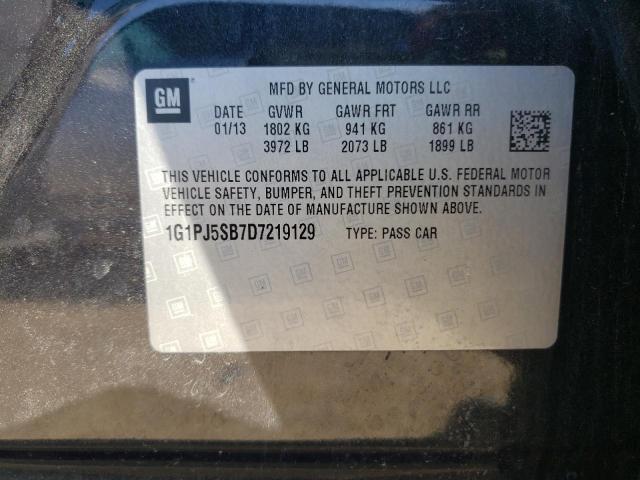 Photo 11 VIN: 1G1PJ5SB7D7219129 - CHEVROLET CRUZE 