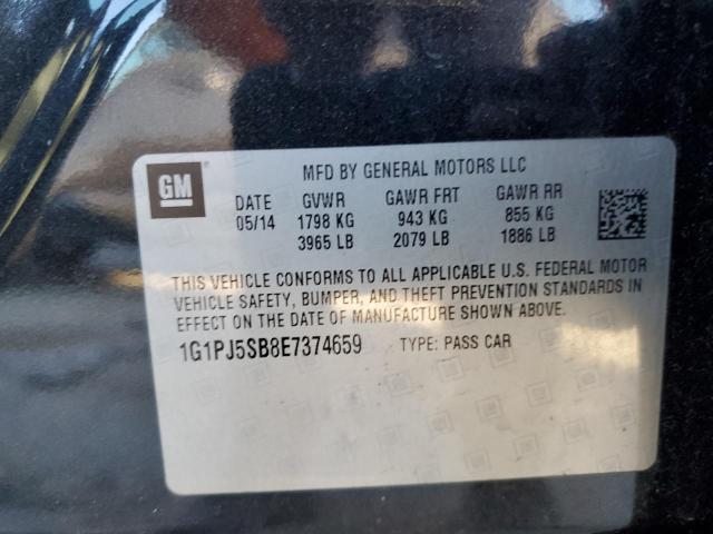 Photo 11 VIN: 1G1PJ5SB8E7374659 - CHEVROLET CRUZE ECO 