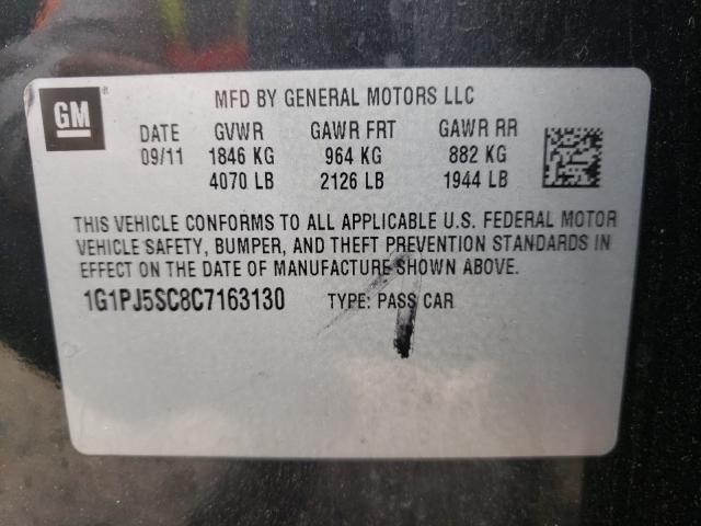 Photo 9 VIN: 1G1PJ5SC8C7163130 - CHEVROLET CRUZE ECO 