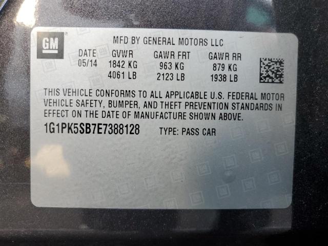 Photo 11 VIN: 1G1PK5SB7E7388128 - CHEVROLET CRUZE LT 