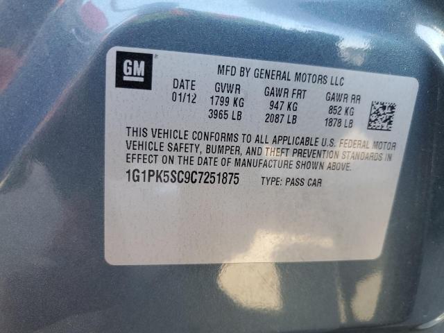 Photo 12 VIN: 1G1PK5SC9C7251875 - CHEVROLET CRUZE ECO 