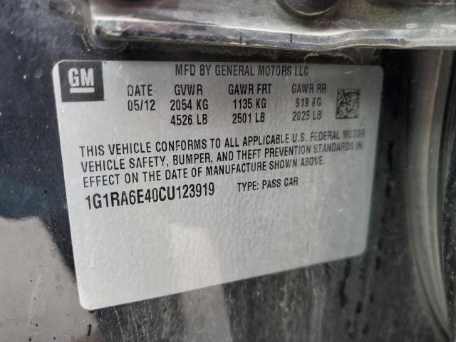 Photo 11 VIN: 1G1RA6E40CU123919 - CHEVROLET VOLT 