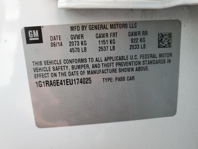 Photo 11 VIN: 1G1RA6E41EU174025 - CHEVROLET VOLT 