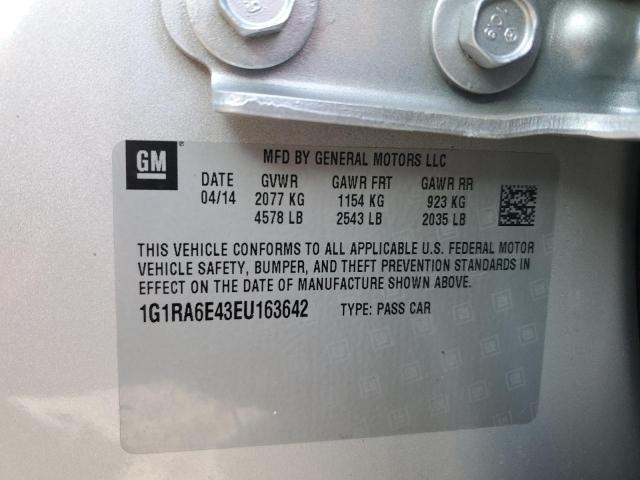 Photo 12 VIN: 1G1RA6E43EU163642 - CHEVROLET VOLT 