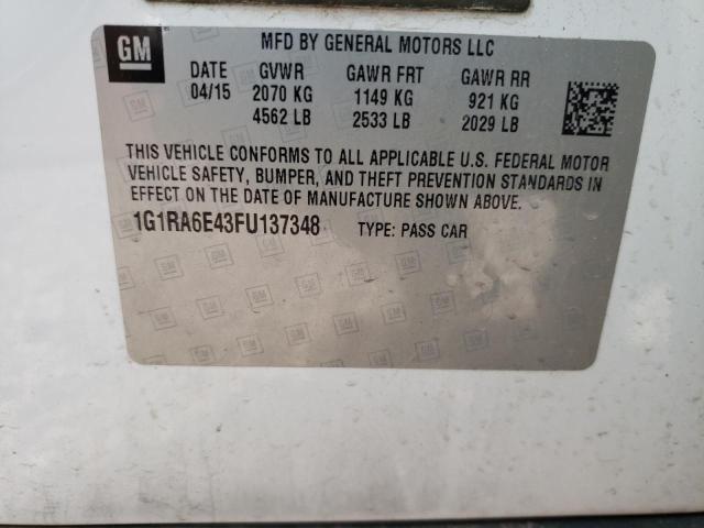 Photo 11 VIN: 1G1RA6E43FU137348 - CHEVROLET VOLT 