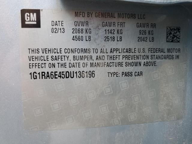 Photo 12 VIN: 1G1RA6E45DU136196 - CHEVROLET VOLT 