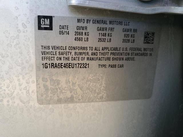 Photo 11 VIN: 1G1RA6E46EU172321 - CHEVROLET VOLT 