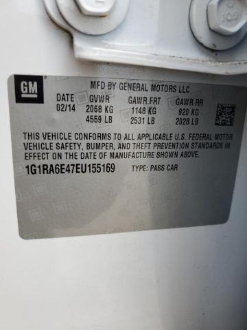 Photo 11 VIN: 1G1RA6E47EU155169 - CHEVROLET VOLT 