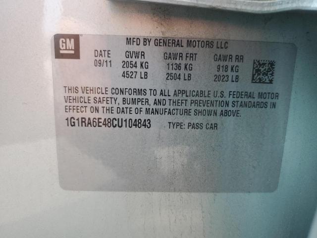 Photo 12 VIN: 1G1RA6E48CU104843 - CHEVROLET VOLT 