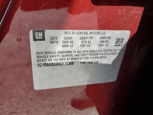 Photo 11 VIN: 1G1RA6S50HU115369 - CHEVROLET VOLT LT 