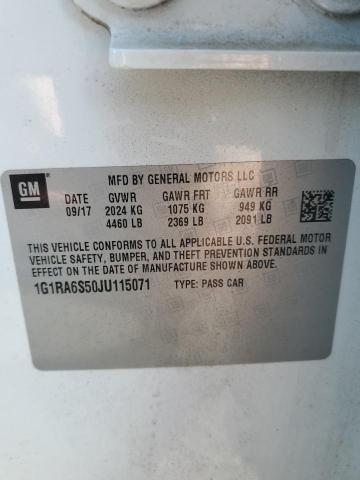 Photo 11 VIN: 1G1RA6S50JU115071 - CHEVROLET VOLT LT 