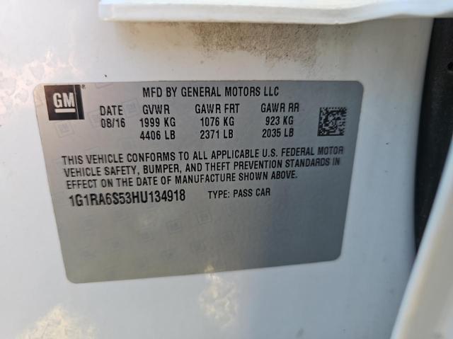 Photo 9 VIN: 1G1RA6S53HU134918 - CHEVROLET VOLT 