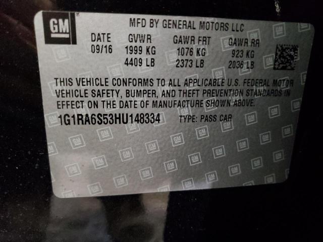 Photo 11 VIN: 1G1RA6S53HU148334 - CHEVROLET VOLT LT 