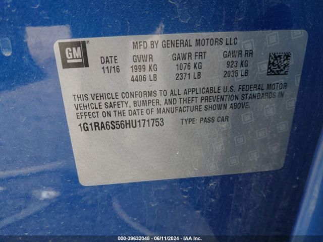 Photo 8 VIN: 1G1RA6S56HU171753 - CHEVROLET VOLT 