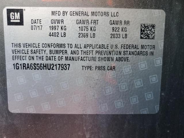 Photo 9 VIN: 1G1RA6S56HU217937 - CHEVROLET VOLT LT 