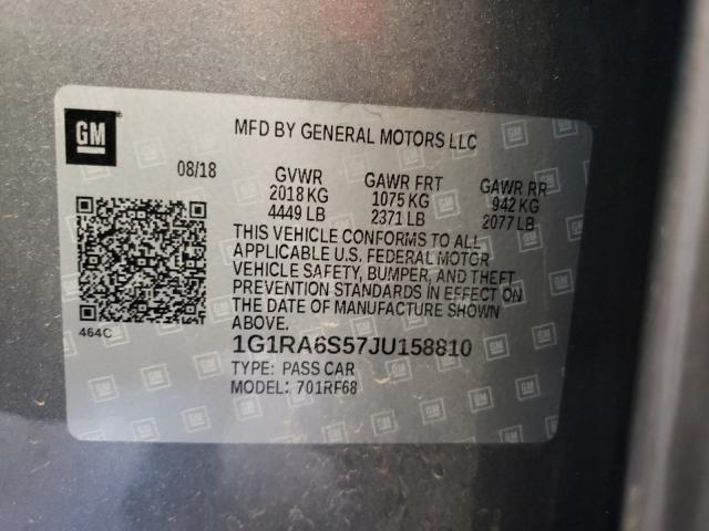 Photo 9 VIN: 1G1RA6S57JU158810 - CHEVROLET VOLT 