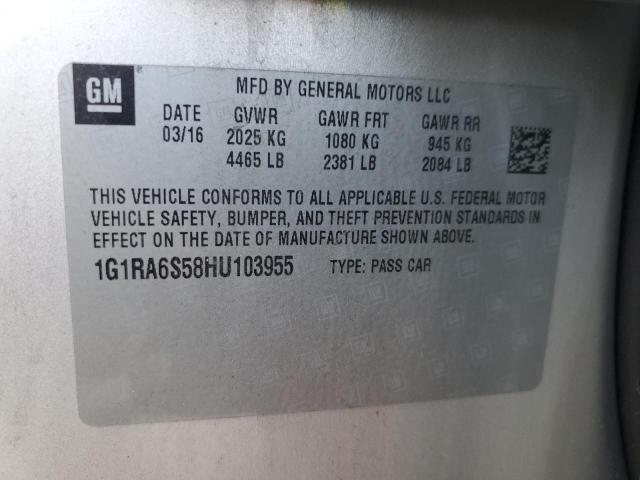 Photo 11 VIN: 1G1RA6S58HU103955 - CHEVROLET VOLT LT 