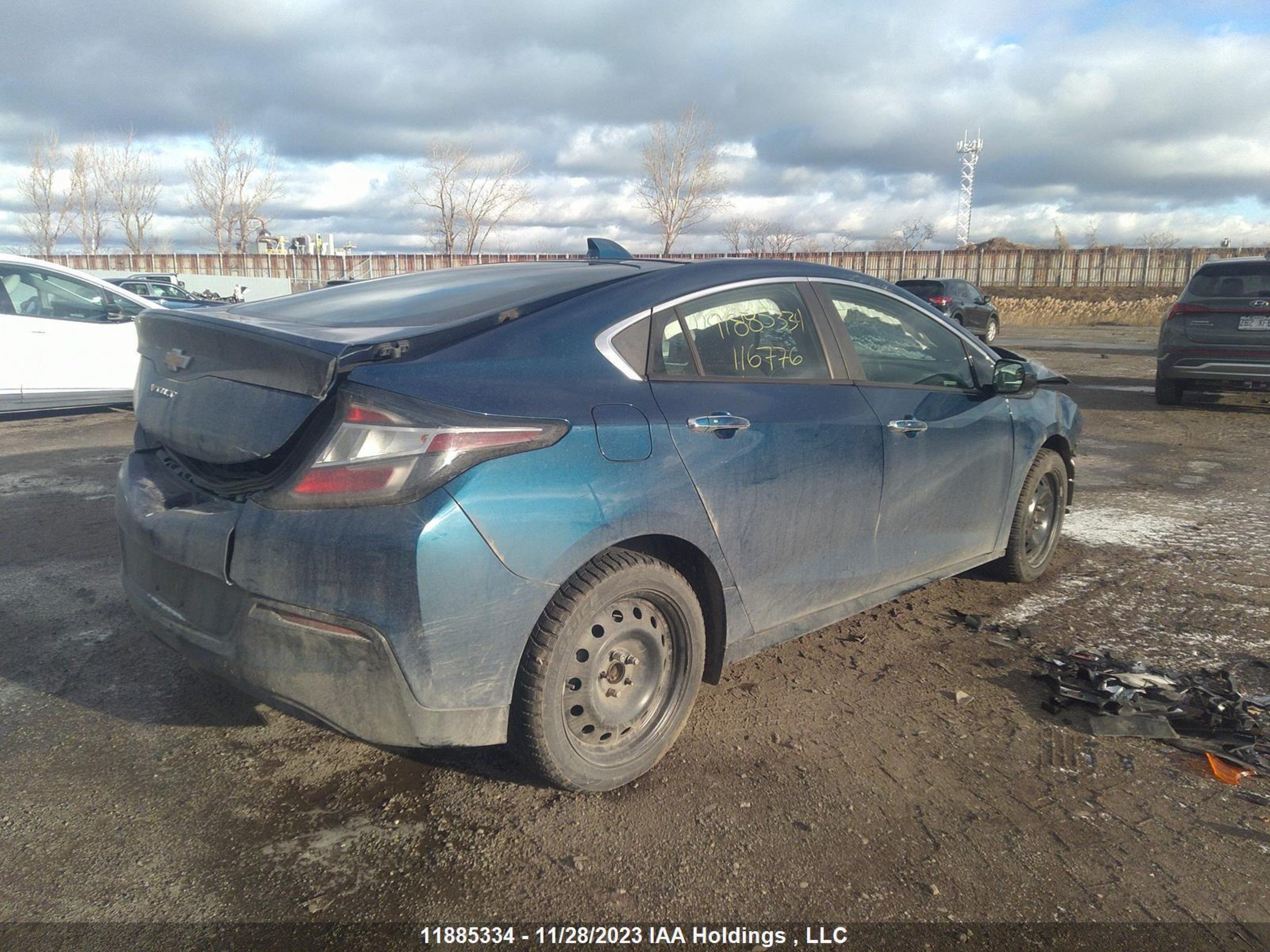 Photo 3 VIN: 1G1RA6S58KU116776 - CHEVROLET VOLT 