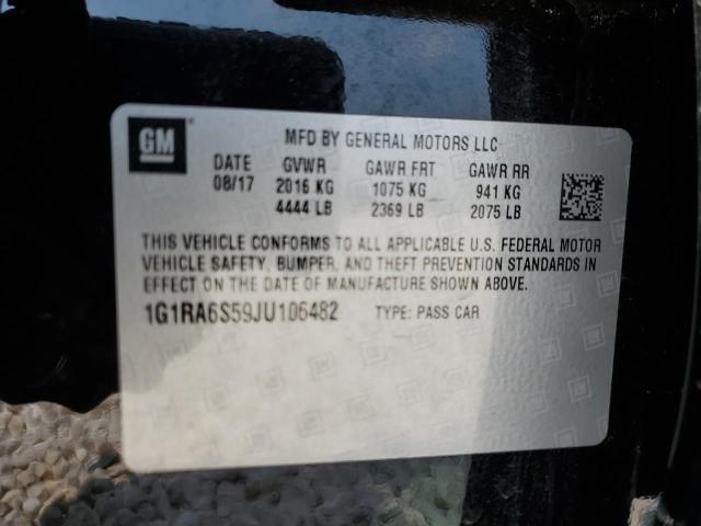 Photo 11 VIN: 1G1RA6S59JU106482 - CHEVROLET VOLT 