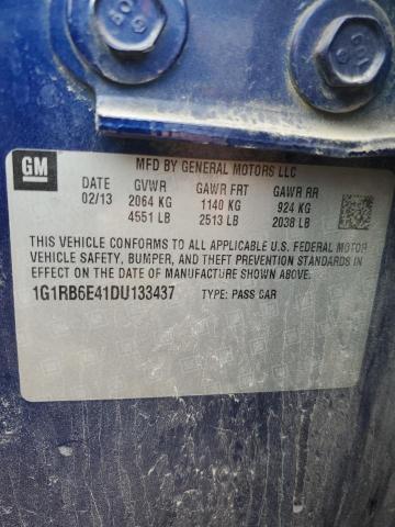 Photo 11 VIN: 1G1RB6E41DU133437 - CHEVROLET VOLT 