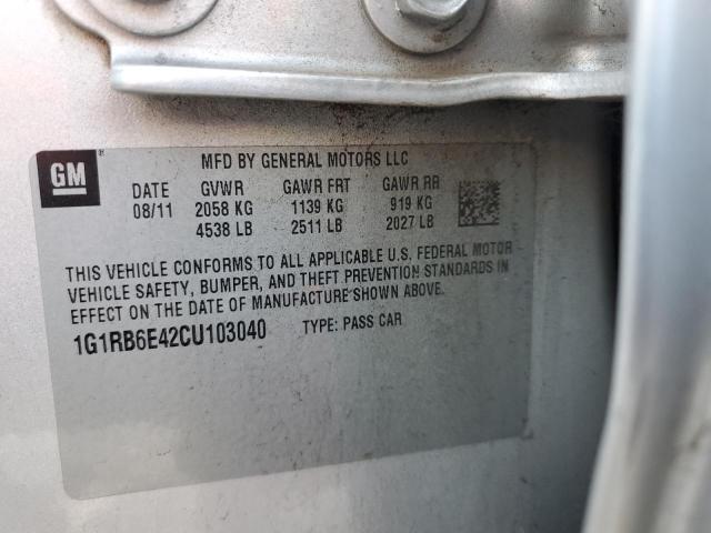 Photo 11 VIN: 1G1RB6E42CU103040 - CHEVROLET VOLT 